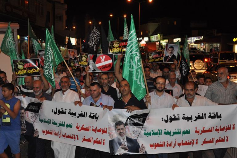 مظاهرات ومسيرات احتجاجية نصرة للرئيس مرسي ودعما للشرعية،