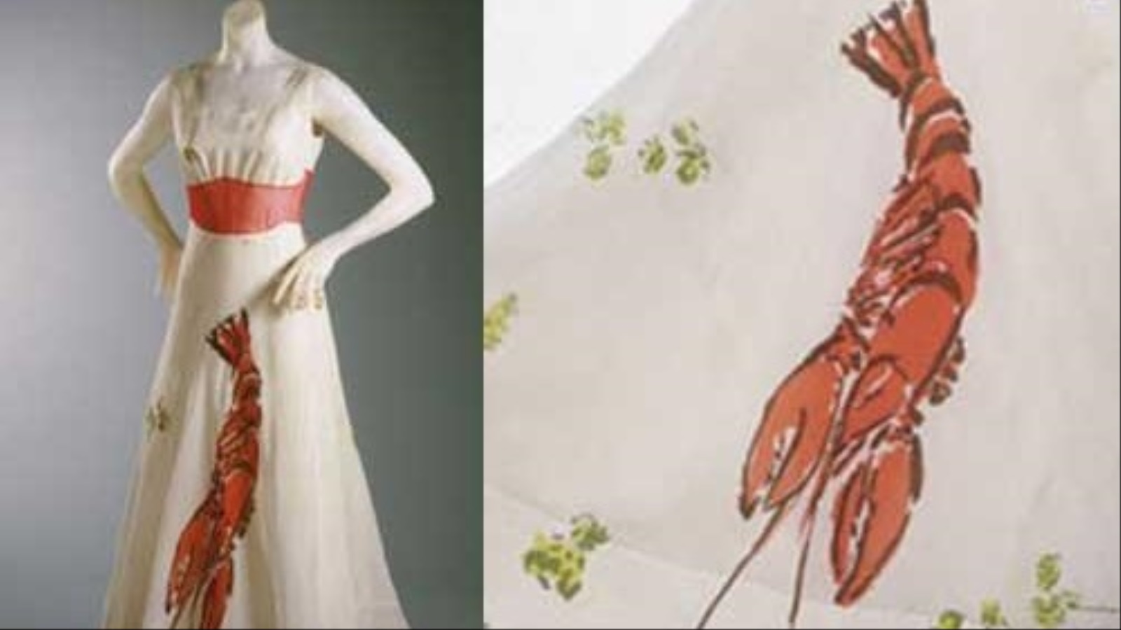 كان دالي مصدر إلهام كبير لشيفاريللي في العديد من التصميمات خاصة فستان سرطان البحر الشهير (مواقع التواصل)