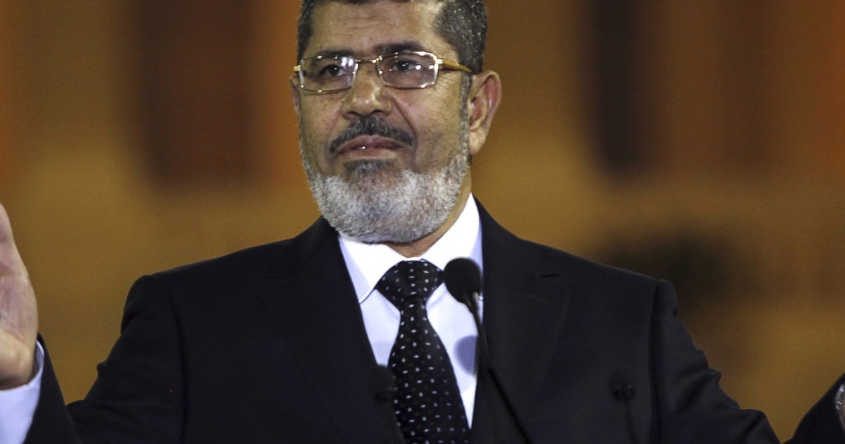 محمد مرسي حكاية شنق معنوي