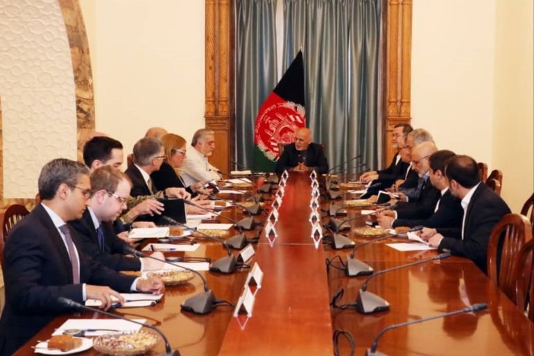 Afghan President Ashraf Ghani- - KABUL, AFGHANISTAN - APRIL 28: (----EDITORIAL USE ONLY – MANDATORY CREDIT -