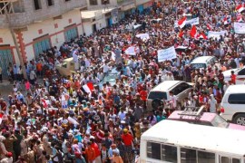 مظاهرات في سقطرى لدعم شرعية هادي