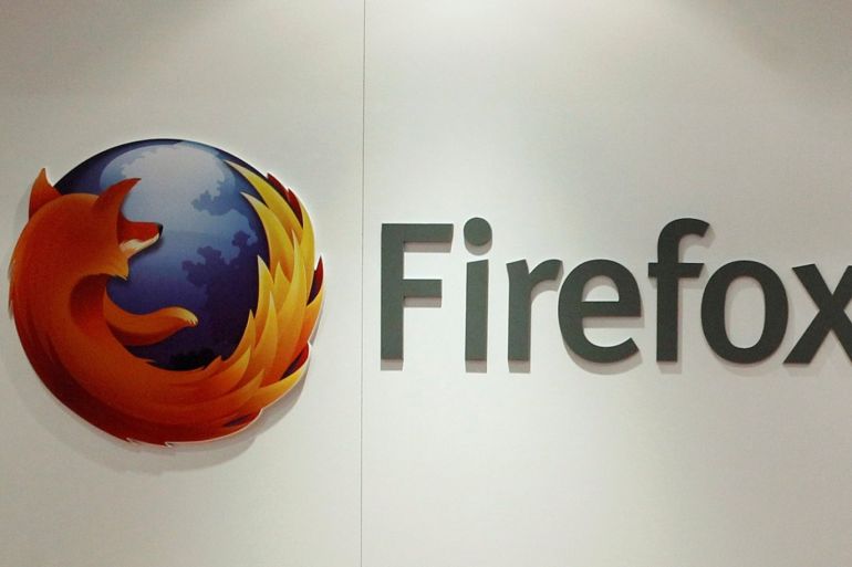 The Firefox logo is seen at a Mozilla stand during the Mobile World Congress in Barcelona, February 28, 2013. Picture taken February 28, 2013. REUTERS/Albert Gea