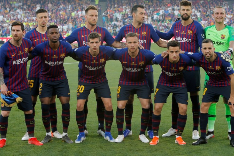 شاهد برشلونة يغير شكل قميصه والجماهير تصفه بالأسوأ في تاريخ النادي