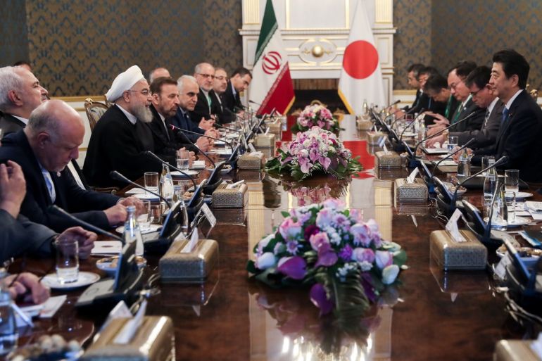 Japan's PM Shinzo Abe in Iran- - TEHRAN, IRAN - JUNE 12 : (----EDITORIAL USE ONLY – MANDATORY CREDIT -