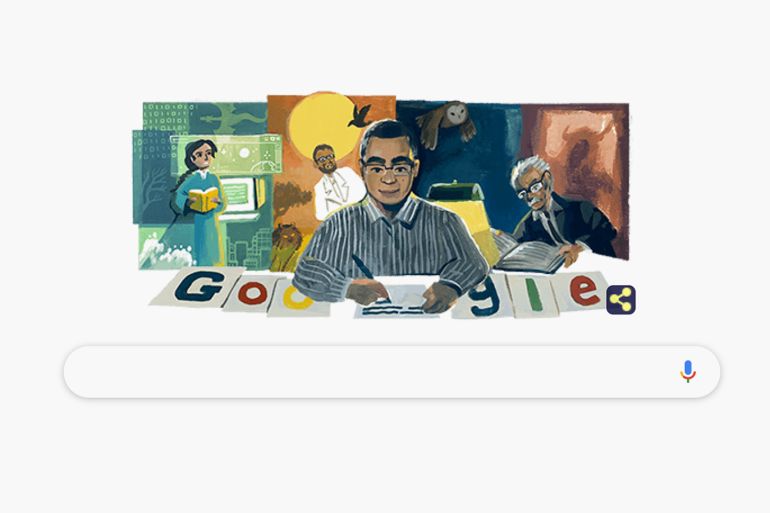 غوغل تحتفل بأحمد خالد توفيق