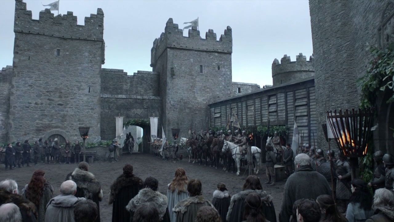  مشهد من صراع العروش بقلعة 