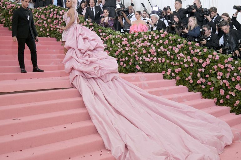 NEW YORK, NEW YORK - MAY 06: Nicki Minaj attends The 2019 Met Gala Celebrating Camp: Notes on Fashion at Metropolitan Museum of Art on May 06, 2019 in New York City. Neilson Barnard/Getty Images/AFP== FOR NEWSPAPERS, INTERNET, TELCOS &amp; TELEVISION USE ONLY ==