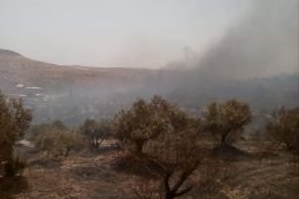عشرات الحرائق شبت في اليومين الماضيين في مناطق مختلفة من الضفة الغربية