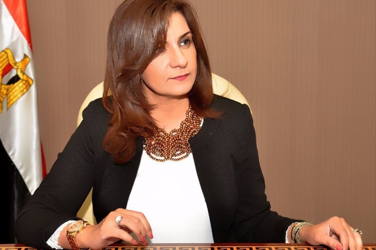 وزيرة الهجرة المصرية نبيلة مكرم عبد الشهيد