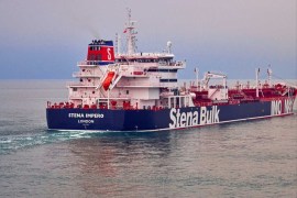 REFILE - ADDING RESTRICTIONS Undated handout photograph shows the Stena Impero, a British-flagged vessel owned by Stena Bulk, at an undisclosed location, obtained by Reuters on July 19, 2019. Stena Bulk/via REUTERS ATTENTION EDITORS - THIS IMAGE WAS PROVIDED BY A THIRD PARTY. MANDATORY CREDIT.