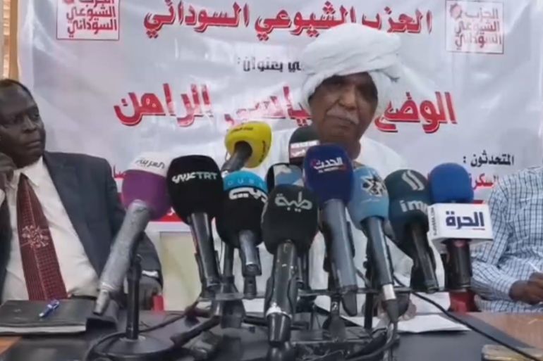 السكرتير العام للحزب الشيوعي السوداني، محمد مختار الخطيب