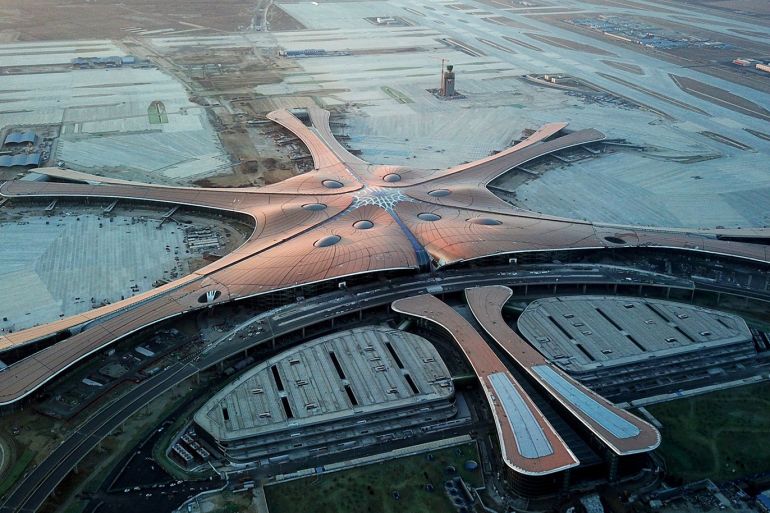 مطار بكين داشينغ الدولي المصدر وكالة شنخوا الصينية