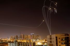 Iron Dome anti-missile system fires interception missiles as rockets are launched from Gaza towards Israel as seen from the city of Ashkelon, Israel Ashkelon May 5, 2019. REUTERS/ Amir Cohen