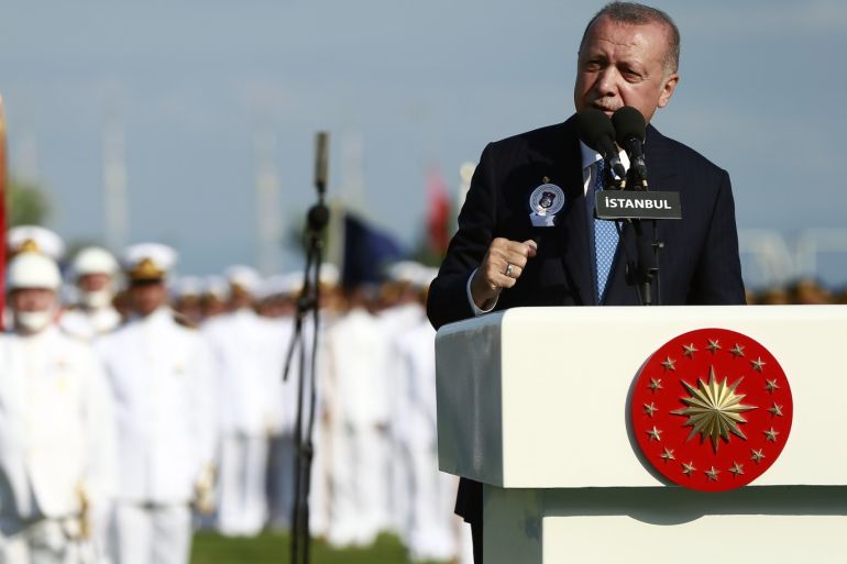 Turkish President Recep Tayyip Erdogan- - ISTANBUL, TURKEY - AUGUST 31: (----EDITORIAL USE ONLY – MANDATORY CREDIT -