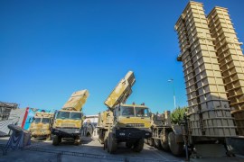 The domestically built mobile missile defence system Bavar-373 is displayed on the National Defence Industry Day in Tehran, Iran August 22, 2019. Tasnim News Agency/Handout via REUTERS ATTENTION EDITORS - THIS IMAGE WAS PROVIDED BY A THIRD PARTY.