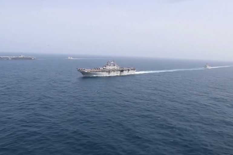 إجراءات أميركية احترازية لحماية سفنها التجارية بمياه الخليج