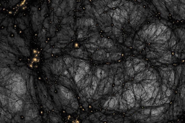 Said سعيد - المادة المظلمة تشكل حوالي 80 في المائة من كتلة الكون - وكالة ناسا (استخدام متاح مع ذكر المصدر ) - هل سبقت المادة المظلمة الانفجار الكبير؟