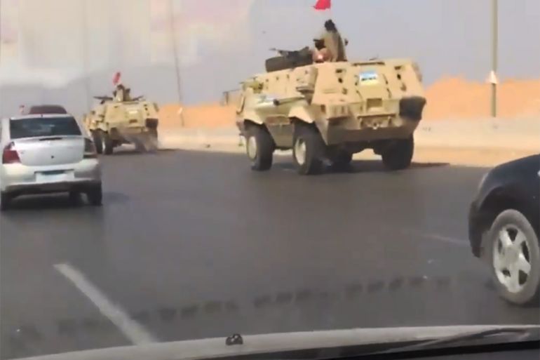 نزول الجيش المصري للشارع