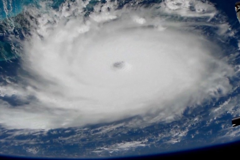 Hurricane Dorian is viewed from the International Space Station September 1, 2019 in a still image obtained from a video. NASA/Handout via REUTERS. THIS IMAGE HAS BEEN SUPPLIED BY A THIRD PARTY.