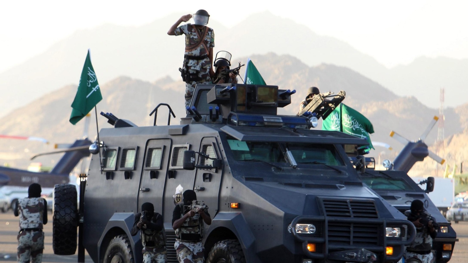 قوات سعودية أثناء عرض عسكري نهاية 2011 (الأوروبية)