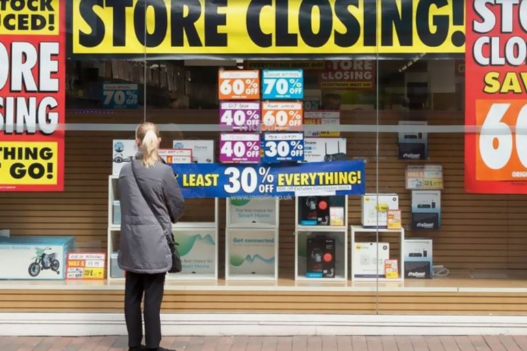 FW: أكثر من 3 آلاف متجر أغلقت أبوابها في بريطانيا في الفصل الأول من السنة (دراسة)