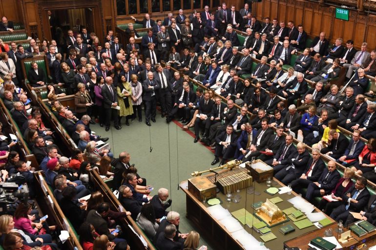 A general view of the House of Commons ahead of a vote on the prime minister's renegotiated Brexit deal, on what has been dubbed