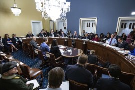 WASHINGTON, DC - OCTOBER 30: The House Rules Committee holds a full committee markup of House Resolution 660 at the U.S. Capitol on October 30, 2019 in Washington, DC. H.R. 660 directs certain House committees to continue their ongoing investigations as part of the continued House of Representatives impeachment inquiry of President Donald Trump and his conduct in office. Samuel Corum/Getty Images/AFP== FOR NEWSPAPERS, INTERNET, TELCOS & TELEVISION USE ONLY ==