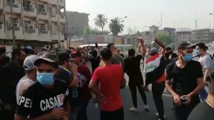حظر تجول ببغداد بعد ارتفاع حصيلة قتلى الاحتجاجات