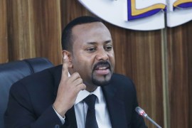 Ethiopian Prime Minister Abiy Ahmed Ali wins Nobel Peace Prize- - ADDIS ABABA, ETHIOPIA - (ARCHIVE) : A file photo dated July 01, 2019 shows Ethiopia's Prime Minister Abiy Ahmed delivering remarks on the latest developments in the country during a session on 2018/2019 budget year at the parliament in Addis Ababa, Ethiopia. Ethiopian Prime Minister Abiy Ahmed Ali won a Nobel Peace Prize in 2019.