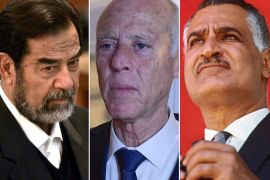 كومبو يجمع الرئيس التونسي قيس سعيد وصدام حسين وجمال عبد الناصر