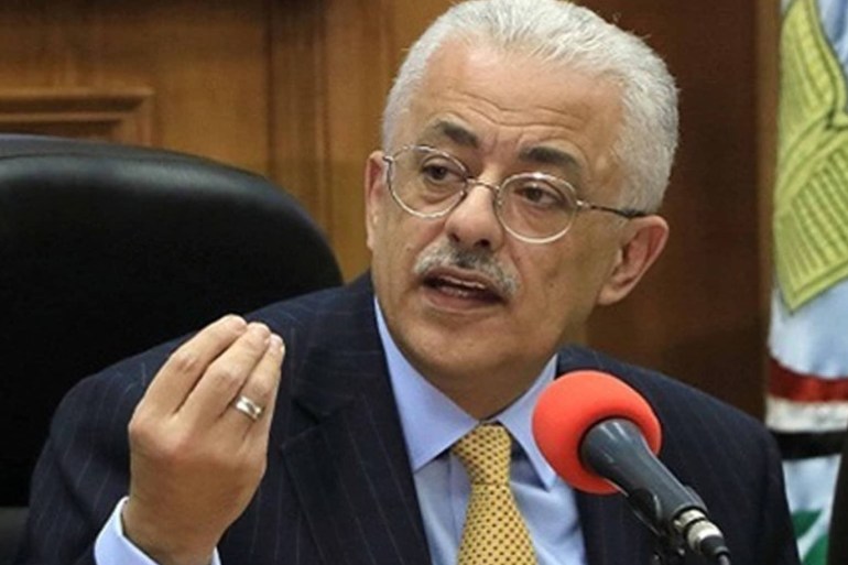وزير التعليم المصري طارق شوقي