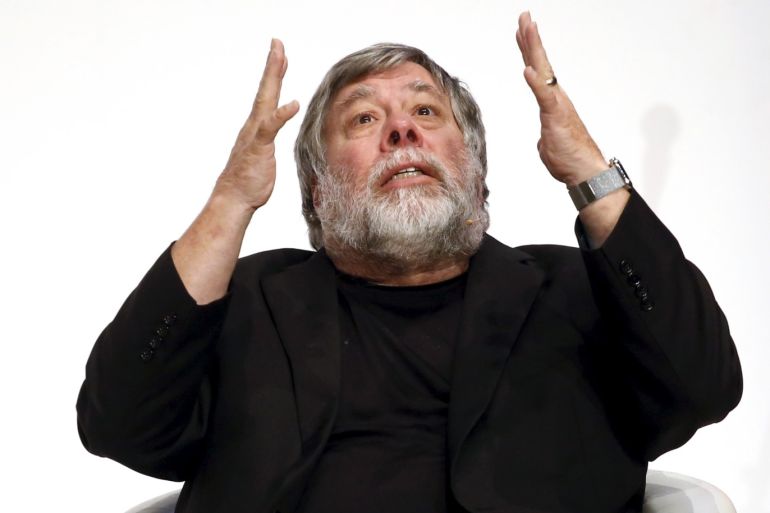 Apple co-founder Steve Wozniak speaks during the South Summit in Madrid, Spain, October 7, 2015. REUTERS/ Juan Medina TPX IMAGES OF THE DAY