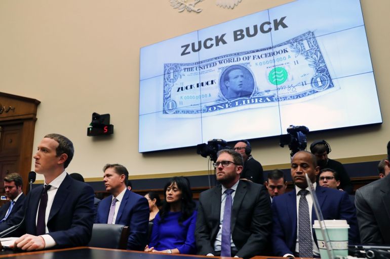 WASHINGTON, DC - OCTOBER 23: Facebook co-founder and CEO Mark Zuckerberg testifies before the House Financial Services Committee in the Rayburn House Office Building on Capitol Hill October 23, 2019 in Washington, DC. Zuckerberg testified about Facebook's proposed cryptocurrency Libra, how his company will handle false and misleading information by political leaders during the 2020 campaign and how it handles its users data and privacy. Chip Somodevilla/Getty Images/AFP== FOR NEWSPAPERS, INTERNET, TELCOS & TELEVISION USE ONLY ==