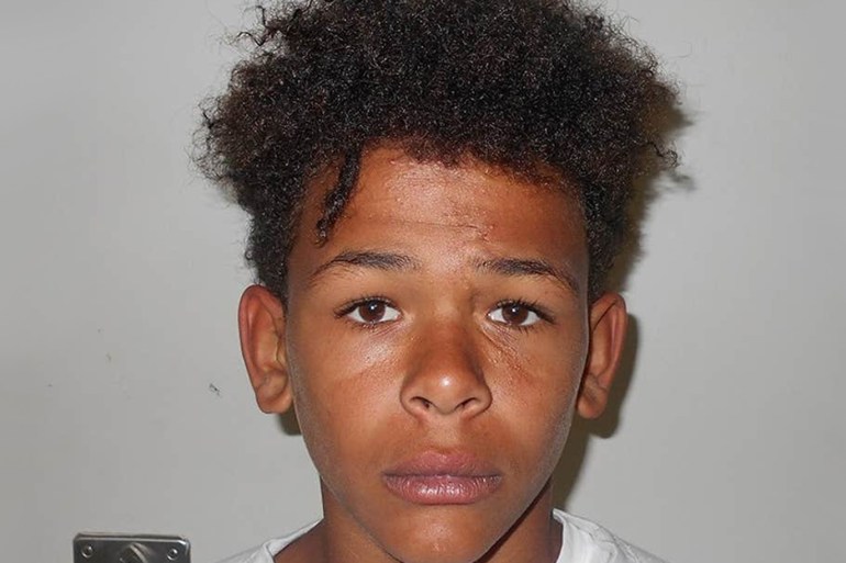 The child has been charged with two counts of first degree murder. ( NC Department of Public Safety ) https://www.independent.co.uk/news/world/americas/teenager-murder-suspect-jericho-escape-manhunt-north-carolina-cumberland-a9187731.html