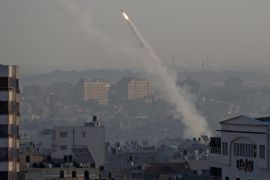 صاروخ للمقاومة ينطلق من غزة