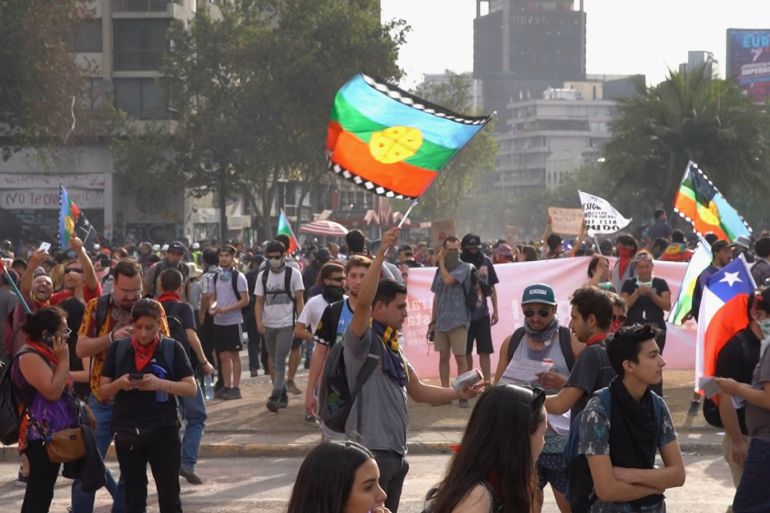 الاحتجاجات التي شهدتها شيلي