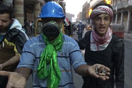 مواجهات بين متظاهرين وقوات أمنية في بغداد