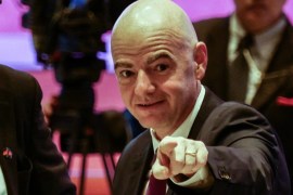 Opening ceremony 35th ASEAN Summit and Related Summits - - NONTHABURI, THAILAND - NOVEMBER 3: President of FIFA Gianni Infantino attends the opening ceremony 35th ASEAN Summit and Related Summits at IMPACT Muang Thong Thani in Nonthaburi, Thailand on November 3, 2019.