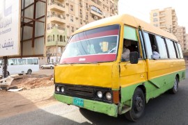 Daily life in Khartoum- - KHARTOUM, SUDAN - FEBRUARY 22: A Sudanese public transportation vehicle carries passengers in Khartoum, Sudan on February 22, 2018. Sudan composes with coalition of majority Arabs and a few indigenous African tribes (mainly Fur, Nuba and Fallata) with other Arab tribes of western Sudan.