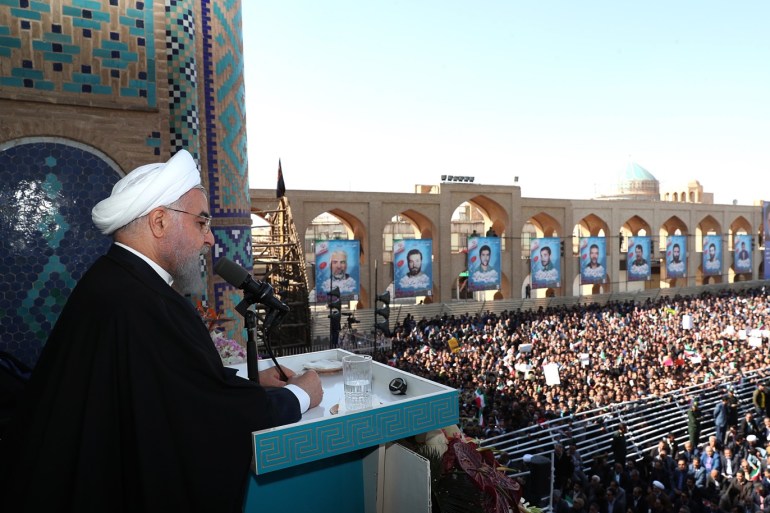 Iranian President, Hassan Rouhani - - YAZD, IRAN - NOVEMBER 10: (----EDITORIAL USE ONLY – MANDATORY CREDIT -