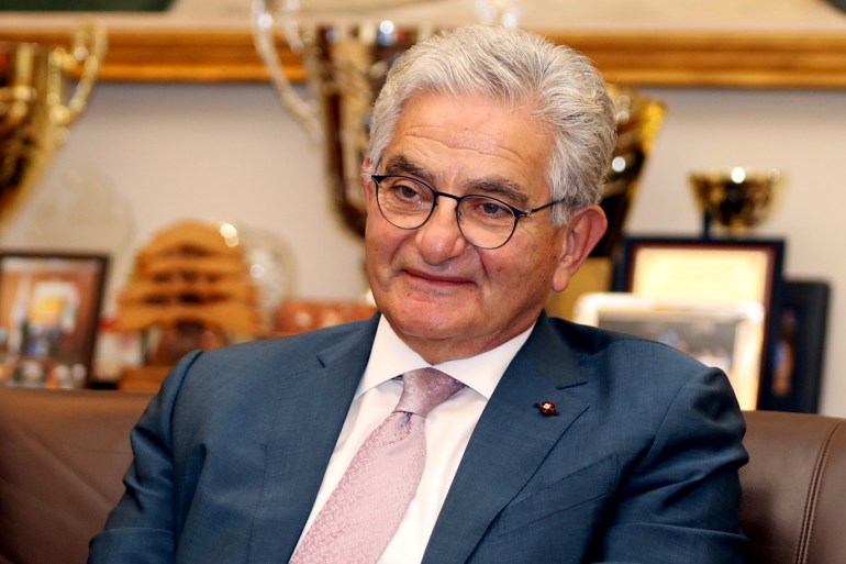Salim Sfeir, chairman of the Association of Banks in Lebanon and chief executive of Bank of Beirut, is pictured during an interview with Reuters in Beirut, Lebanon July 22, 2019. REUTERS/Mohamed Azakir