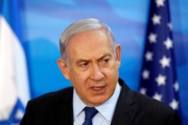 Israeli Prime Minister Benjamin Netanyahu delivers a joint statement with U.S. Treasury Secretary Steven Mnuchin during their meeting in Jerusalem October 28, 2019. REUTERS/Ronen Zvulun