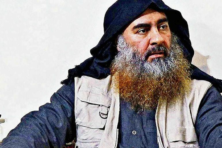 Late Islamic State leader Abu Bakr al-Baghdadi is seen in an undated picture released by the U.S. Department of Defense in Washington, U.S. October 30, 2019. U.S. Department of Defense/Handout via REUTERS. THIS IMAGE HAS BEEN SUPPLIED BY A THIRD PARTY.