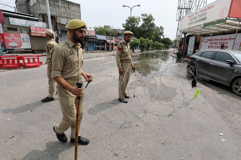 Section 114 has imposed in a bid to control the situation in Jammu and Kashmir