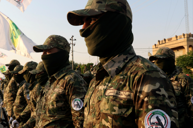 استعراض عسكري للحشد الشعبي العراقي (رويترز).png