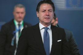EU Leaders' Summit- - BRUSSELS, BELGIUM - DECEMBER 13: Italian Prime Minister Giuseppe Conte attends a second day session within the EU Leaders' Summit in Brussels, Belgium on December 13, 2019.