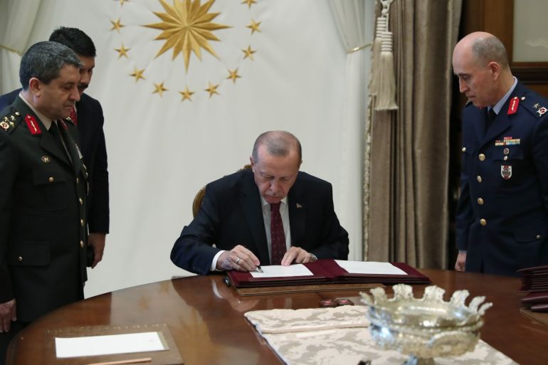 President of Turkey Recep Tayyip Erdogan- - ANKARA, TURKEY - AUGUST 01 : (----EDITORIAL USE ONLY – MANDATORY CREDIT -