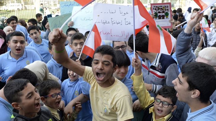 مظاهرات واعتصامات في لبنان رفضا لما تسرب عن حكومة الخطيب