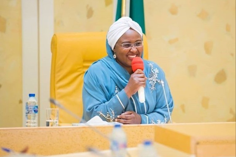 عائشة بوهاري زوجة رئيس نيجيريا محمدو بوهاري