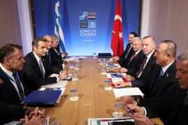 Turkish President Recep Tayyip Erdogan in London- - LONDON, UNITED KINGDOM - DECEMBER 04: (----EDITORIAL USE ONLY – MANDATORY CREDIT -